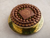 Ramadan chocolate tray with bar-Green R50