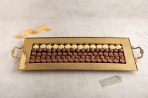 Haj gold chocolate tray-H4