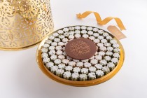 GOLD DOME TRAY WITH COVER-R24-63