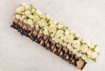 Graduation Chocolate bar tray with flower