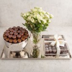 Ramadan silver chocolate tray-R25